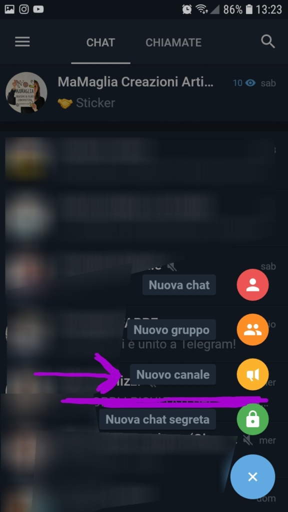 telegram per l'artigianato